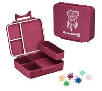 My Vesperbox LIV - Bento Box per bambini - Made in Germany - A base biologica - a prova di perdite & suddivisa - senza BPA - estremamente robusto - Contenitore per il pranzo con scomparti