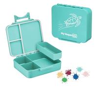 My Vesperbox LIV - Bento Box per bambini - Made in Germany - A base biologica - a prova di perdite & suddivisa - senza BPA - estremamente robusto - Contenitore per il pranzo con scomparti
