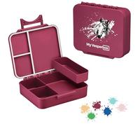 My Vesperbox LIV - Bento Box per bambini - Made in Germany - A base biologica - a prova di perdite & suddivisa - senza BPA - estremamente robusto - Contenitore per il pranzo con scomparti