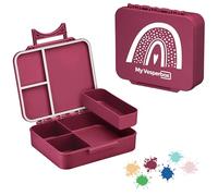 My Vesperbox LIV - Bento Box per bambini - Made in Germany - A base biologica - a prova di perdite & suddivisa - senza BPA - estremamente robusto - Contenitore per il pranzo con scomparti
