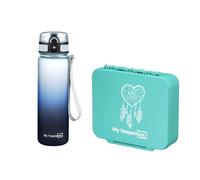 My Vesperbox Liv Set - Contenitore per il pranzo e borraccia da 500 ml per bambini, a prova di perdite e senza BPA, contenitore per il pranzo per la scuola e l'asilo - Set Bento Box - Made in Germany