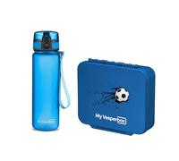 My Vesperbox Liv Set - Contenitore per il pranzo e borraccia da 500 ml per bambini, a prova di perdite e senza BPA, contenitore per il pranzo per la scuola e l'asilo - Set Bento Box - Made in Germany