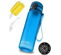 My Vesperbox Minny - Borraccia per bambini a prova di perdite, 350 ml, 500 ml, 750 ml, con cannuccia o colino, leggera borraccia in Tritan, senza BPA, per asilo, scuola