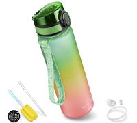 My Vesperbox Minny - Borraccia per bambini a prova di perdite, 350 ml, 500 ml, 750 ml, con cannuccia o colino, leggera borraccia in Tritan, senza BPA, per asilo, scuola