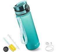 My Vesperbox Minny - Borraccia per bambini a prova di perdite, 350 ml, 500 ml, 750 ml, con cannuccia o colino, leggera borraccia in Tritan, senza BPA, per asilo, scuola