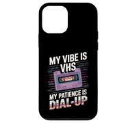 My Vibe Is VHS My Patience Dial-Up Divertente Custodia per iPhone 12 mini