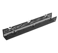 my wall Gestione cavi da scrivania HZ39L - semplice montaggio da tavolo, da avvitare, lunghezza 914 mm, larghezza 95 mm, capacità di carico 5 kg, passacavi per scrivanie, montaggio sotto il tavolo,