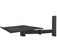 My Wall H20L - Supporto da parete per TV, inclinabile e orientabile, lunghezza massima: 53 cm (21"), max 35 kg, colore: Nero