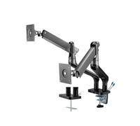 MYW HL22-2L - Supporto da tavolo completamente mobile per 2 da 17 a 32''