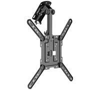 MYW HL45-3L - Supporto a soffitto per TV da 23'' - 55'' (58-140 cm), pieghevole,