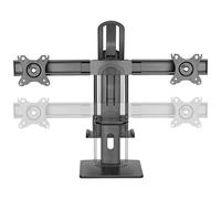 My Wall HL61L 2 vie Piedistallo per monitor 43,2 cm (17) - 68,6 cm (27) Nero R