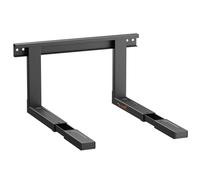MYW HW2L - Supporto per microonde, estraibile, nero