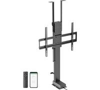 my wall TV Lift HP66-2L - Montaggio a soffitto e mobili, controllo tramite telecomando, app e comando vocale (Alexa/Google), per 37"-65" (94-165 cm), fino a 60 kg