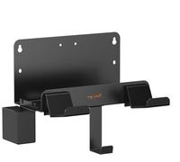 my wall Supporto da parete per lettore multimediale - HZ52L, per console di gioco e accessori, Apple TV Box e Amazon Fire Box, supporto da parete per ricevitore TV magenta