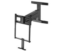 My Wall Supporto da parete per TV regolabile - HP56L, 43 - 86 pollici (109 - 218 cm), altezza regolabile, girevole, orientabile, orientamento orizzontale, 10 - 45 kg, sistema a molla, gestione dei