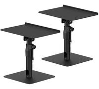 My Wall Supporto per altoparlanti HS36L - Set di 2 supporti universali con grande superficie di appoggio e smorzamento delle vibrazioni, regolabile in altezza, inclinabile, girevole