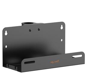 my wall Supporto per lettore multimediale - HZ54WL, montaggio su supporto TV con tubo da 35 mm, supporto per scatola di streaming, IP TV, console da gioco, accessori TV, universale, portata fino a 3