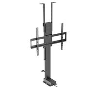 my wall TV Lift HP66-2L - Montaggio a soffitto e mobili, controllo tramite telecomando, app e comando vocale (Alexa/Google), per 37"-65" (94-165 cm), fino a 60 kg