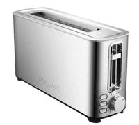 My Wave - Tostapane Semplice 1 Fessura - per Ogni Tipo di Pane e Cornetti - Potenza di 1050W - Temperatura Regolabile e Capacità per 2 Toast - Funzione di Riscaldamento, Scongelamento e Mantenimento