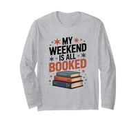My Weekend is all Booked per Gli Amanti dei Libri Maglia a Manica