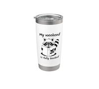 My Weekend Is Fully Booked Bicchiere termico in acciaio inox doppia parete