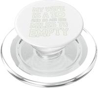 My Wife is a 10 Funny Car Love Serbatoio a gas Marito Design PopSockets PopGrip per MagSafe