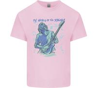 My World Is Sei Corde Chitarra Musica Rock T-Shirt Ragazzi Ragazze