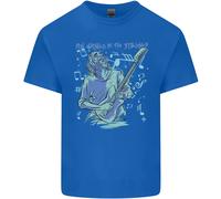My World Is Sei Corde Chitarra Musica Rock T-Shirt Ragazzi Ragazze