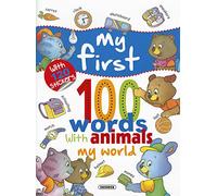 My world... with 120 stickers, my first 100 words with animals