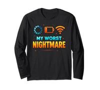 My Worst Nightmare Funny Gamers Maglia a Manica