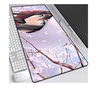 My Youth Romantic 800x 300mm Tappetino Mouse，Speed Gaming Mousepad， XXL Tappetino per mouse, 3mm Mouse Pad Antiscivolo Fondo in Gomma con Bordi Cuciti, F