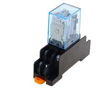 MY2P HH52P MY2NJ Relè Micro Mini Relè Elettromagnetico Interruttore con Base Presa 12V 24V 36V 48V 110V 220V(DC 220V)