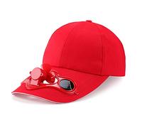 Mya Cappello da baseball con ventola di raffreddamento alimentato a pannello solare estivo cappello visiera parasole all'aperto cappello da spiaggia in viaggio