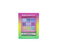 Mya Mya Ombretti, 9 colori + applicatore 2, nero