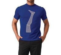 MyAGG Aldo Giovanni e Giacomo T-Shirt Garpez Blu (IT, Testo, L, Regular, Regular)