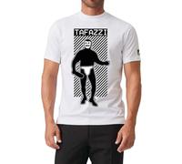 MYAGG Aldo Giovanni e Giacomo T-Shirt Tafazzi, 100% Cotone, Bianca Made in Italy (IT, Testo, XL, Regular, Regular)