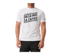 MYAGG T-Shirt Chi Sa Fare Sa Capire Bianca
