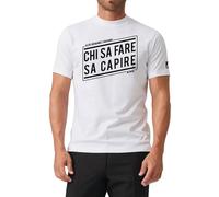 MYAGG T-Shirt Chi Sa Fare Sa Capire, Maglietta Bianca in Cotone 100%, Design Grafico Originale (IT, Testo, XL, Regular, Regular)