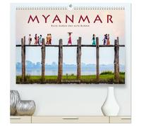 Myanmar - Reise durch das alte Burma (hochwertiger Premium Wandkalender 2026 DIN A2 quer), Kunstdruck in Hochglanz: Das buddhistische Kleinod Asiens