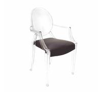MYAREADESIGN IL CUSCINO per sedia KARTELL LOUIS GHOST Marrone Scuro URUGUAY