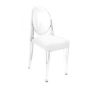 MYAREADESIGN IL CUSCINO per sedia KARTELL VICTORIA GHOST ecopelle GRETA