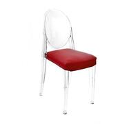 MYAREADESIGN IL CUSCINO per sedia KARTELL VICTORIA GHOST ecopelle GRETA