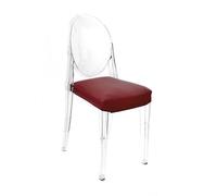 MYAREADESIGN IL CUSCINO per sedia KARTELL VICTORIA GHOST ecopelle GRETA