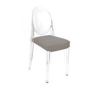 MYAREADESIGN IL CUSCINO per sedia KARTELL VICTORIA GHOST ecopelle GRETA