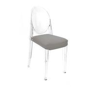 MYAREADESIGN IL CUSCINO per sedia KARTELL VICTORIA GHOST ecopelle GRETA