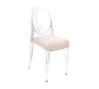 MYAREADESIGN IL CUSCINO per sedia KARTELL VICTORIA GHOST ecopelle GRETA