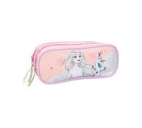 mybagstory - Astuccio Frozen - Astuccio doppio scomparto - Bambino - scuola - asilo - asilo - asilo - astuccio per bambine - misura 22 cm - idea regalo, Frozen - Rosa, Classico
