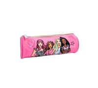 mybagstory - Astuccio per ragazza Barbie - Rosa - Bambino - Scuola - Primaria - asilo - asilo - astuccio per bambina - misura 22 cm - idea regalo, Barbie - Rosa, Enfant