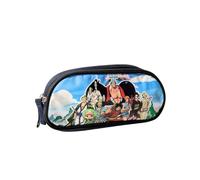 mybagstory - Astuccio scolastico One Piece - Doppio scomparto - 22,5 x 9,5 x 7,3 cm - Chiusura con zip - Astuccio ragazzo scuola elementare - Prodotto ufficiale Manga Anime