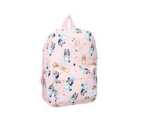 mybagstory - Bluey - Zaino da bambina 33 x 23 x 9 cm - Borsa scuola per bambini primaria con 2 scomparti con zip - Bambino - scuola - asilo - idea regalo